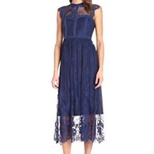 Parker Black Tesoro Dress, Navy
